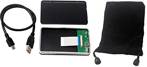 LOVIVER External 1.8 USB 2.0 ZIF Case HDD Enclosure for PC