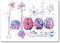 YTYTOO Kunstposter Wandposter Poster,Gehirn Anatomie Neuronen Poster Nervensystem Kunst Malerei Neuronentypen Druck Histologie Bild Neurochirurg Medizinisches Geschenk Dekor-50X70Cm Kein Rahmen