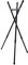 Einziehbarer Stahlzungen-Trommel- und Handpan-Ständer, eiserne Stativkonstruktionstrommelhalterung, ideal für 10 bis 22-Zoll-Schlaginstrumente (Size : Retractable)