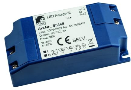 85468 LED Netzgerät 12V 36W IP20 RUTEC 85468