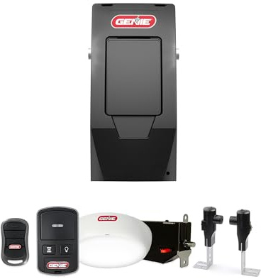 Genie 6072H-O Residential Wall Mounted Garage Door Opener, Black