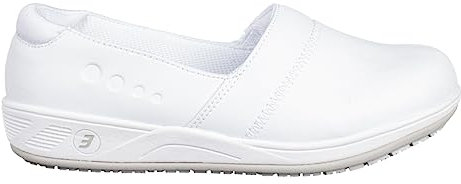 SAFETY JOGGER Zuecos de Seguridad para Mujer 38 EU - Sophie - Zapato de Trabajo Cómodo y Ligero, Ideal para Enfermeras, Cocina o Interior, Antideslizante y Amortiguador, Oxypas, Blanco