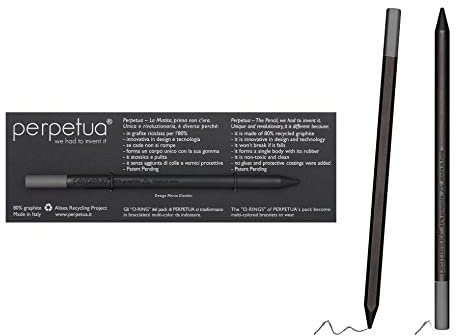 Perpetua Grafit-Stifte, Langlebige & Robuste HB Bleistifte aus Grafit, Nachhaltiger Bleistift HB mit Gummi zum Zeichnen, Schreiben & Skizzen, Ergonomischer Profi Bleistift Nr 2 für Schule & Büro