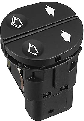 Btstil Interruptor Pulsador Botonera Elevalunas de control de ventana lateral del conductor de 6 pines para F-ord Fiesta V Transit Connect Mk7 1459686 6S6T14529AB 6S6T14529AA