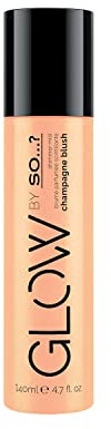 Glow By So…? Womens Champagne Blush Perfume Mist, Illuminating Shimmer Body Mist for Women 140ml