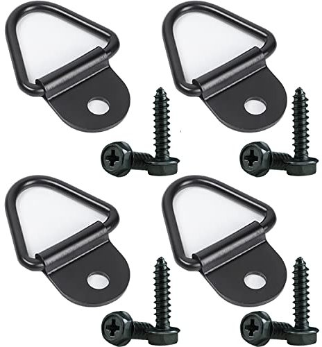 ZHOFONET V Anneau V'arrimage Anneau,4Pièces Anneaux V'arrimage en V,Anneau de Montage pour remorque,camion,camionnette,bateau,corde