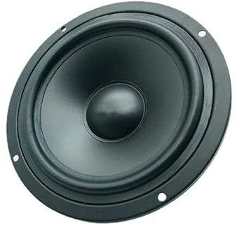 1Pc 5 Inch Midrange Woofer, 4 8 Ohm 60W Sound Home Theater Rubber Edge PP Basin Audio Loudspeaker (Size : 8 Ohm Speaker)