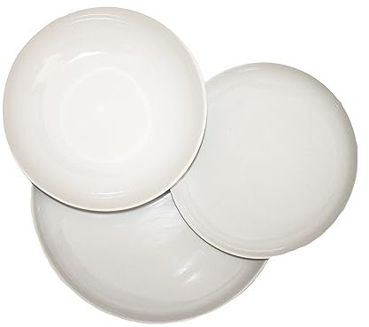Servizio Di Piatti 18 Pezzi Per 6 Persone Modello Nora Rotondo In Ceramica Bianca