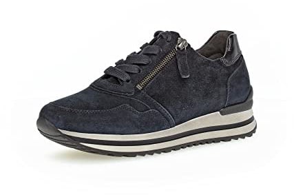 Gabor Damen Low-Top Sneaker, Frauen Halbschuhe,Komfortable Mehrweite (H)