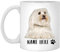 Kaffeebecher Malteser-Creme Liegender Individueller Text Keramik Tasse Lustige Kaffee Tasse Classic Geschenk Tasse Für Kollegen Geschenk Jubiläum 330 ML