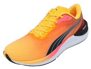 PUMA Herren Electrify Nitro 3 FADE Road Running Shoe, Sun Stream-Sunset Glow White, 47 EU