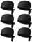 AOKWAWALIY 6pezzi Cappello Da Chef Unisex Decorativo Cuffia Cucina Traspirante Per Ristoranti E Barbecue Design Classico E Resistente Per Cuochi E Camerieri