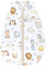 TupTam Baby Sommer Schlafsack 0.5 TOG aus OEKO-TEX zertifizierten Materialien, Farbe: Tierkreiszeichen, Größe: 62-74
