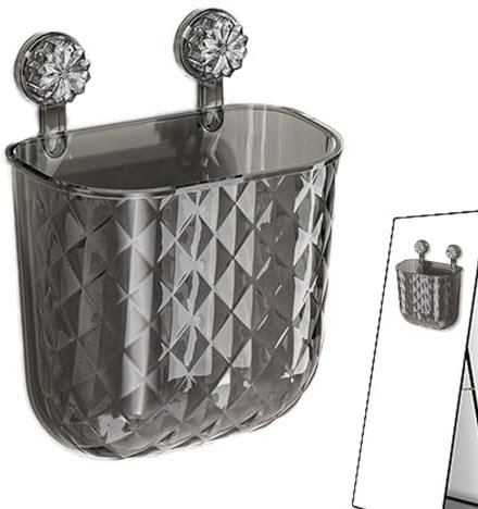 Food Waste Bin for Counter Top - Waste Basket with Suction Cup - Multi-Functional Trash Recycling & Compost Kitchen Trash Can