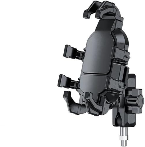 Für 3,5- Bis 7,2-Zoll-Telefone. Vibrationsdämpfende Motorrad-Telefonhalterung. Motorrad-Telefonhalter. Spiegel. Fahrradlenker. Vibrationsdämpfer Mobile Phone Holder Motorcycle(M10 Screw Mount)