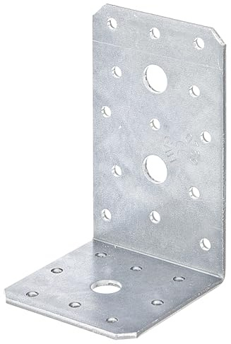 Alberts 834883 Winkelverbinder | sendzimirverzinkt | 100 x 60 x 60 mm | 50er Set