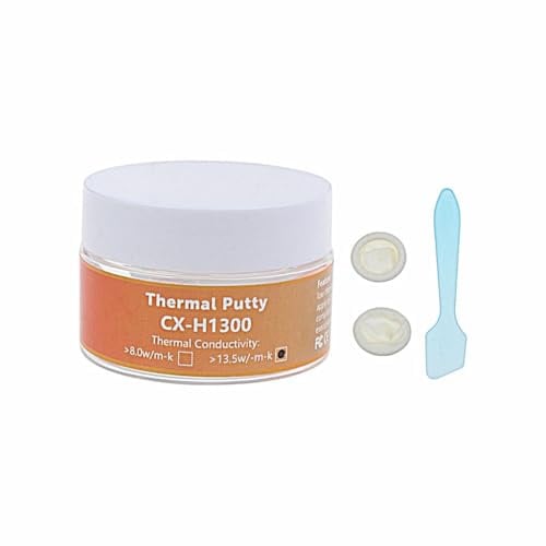 Mastic thermique CX H1300, 50 g, 13,5 W/m.K, pâte thermique non conductrice, pâte thermique en silicone