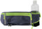 CAPASTEC Ceinture Course a Pied avec Porte-Bouteille d'eau Sac Running pour Homme Femme avec Réfléchissante Sangle Réglable Etanche Sac Banane Sport Belt pour Jogging, Gris Foncé