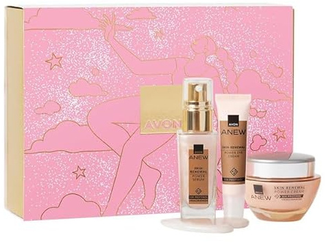 Avon Anew Renewal Trio Geschenkset, Gesichtscreme, Serum & Augenpflege