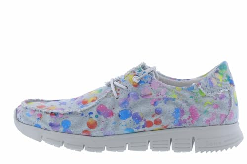 Sioux Damen Mokrunner D Sneaker, Lightblue Multicol, 39 EU