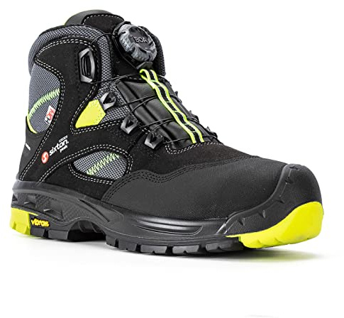 SIXTON Sicherheitsstiefel ORTISEI BOA S3 EN ISO 20345:2011 S3 HRO HI WR CI SRC