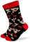 Generisch IF YOU CAN READ THIS Casual Cotton Socks Street Mid Calf Socks Extra Large Mid Calf Socks Men Short, red, One Size