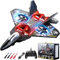 KukuFun RC Flugzeug für Kinder ab 8 – Ferngesteuertes Jet mit Licht, 360° Flip, Höhenhalte, Headless-Modus, One-Key Start, Outdoor Spielzeug Geschenk für Jungen