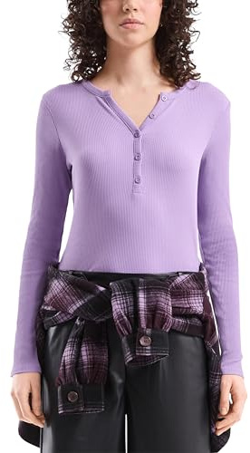QS Geripptes Longsleeve