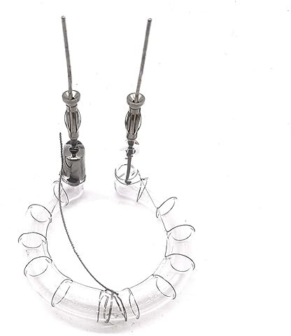 Bortivier 1 Piezas Nueva Copia 300W 400W Tubo de Flash de Anillo LáMpara de XenóN Flashtube 5500K Pieza de ReparacióN Flash de Estudio FotográFico