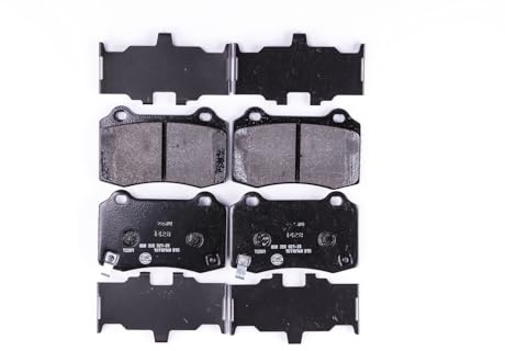 HELLA 8DB 355 021-251 Bremsbeläge - mit akustischer Verschleißwarnung | Kompatibel mit: HYUNDAI GENESIS Coupe, JEEP GRAND CHEROKEE IV, GRAND CHEROKEE VAN, TESLA MODEL S, MODEL X