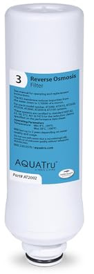 AquaTru - Replacement Reverse Osmosis Filter (Stage 3) for Countertop Reverse Osmosis Water Filter Purification System