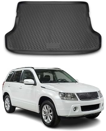 OMAC Kofferraumwanne für Suzuki Grand Vitara 2006-2013 TPE | Kofferraummatte, Laderaumwanne, Allwetter, fahrzeugspezifisches Produkt, Antirutsch, 3D-Passform, wasserdicht