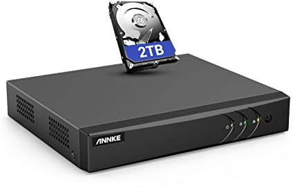 ANNKE DVR 16 Kanal 5MP CCTV Netzwerk Digital Video Recorder H.265+ HDMI DVR mit 2TB Festplatte Echtzeit Überwachung Haussicherheitssystem