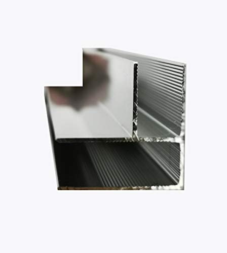 Glaszentrum Hagen - P.1001.E Aluminium Wandprofil - Eckprofil - Türprofil für Duschwände/Duschkabine