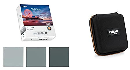 Cokin P Series Full ND Filter Kit & Medium P Series 6 Filter Pouch - Black