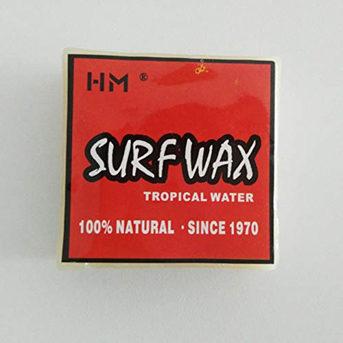 Wpond Anti-Rutsch-Surfwachs, Surf Wax Cool Cold Universal Surfboard Skimboard Skateboard Wachse Surfbrett Zubehör Hot Wax (Tropical Wax)