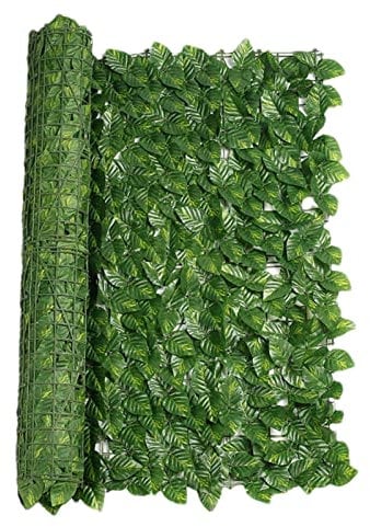 Gusengo Feuille Artificielle - Haie Artificielle/Brise Vue pour Balcon, Brise Vue Feuillage Extensible Panneaux Haies Artificielles Treillis D'écran Jardin, Jardin Paysagers