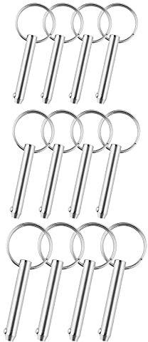 12PCS Quick Release Pin, Stainless Steel Bimini Top Pin Marine Hardware