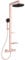 Ideal Standard BD583RO Alu+ Duschsystem mit Ceratherm Brausethermostat – Frei von Blei, Chrom & Nickel – Spa-Regendusche mit 2-Funktionshandbrause in Rosé