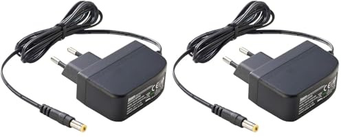 PremiumCord Universal Netzteil 230V/5V/1.2A DC, Netzadapter AC/DC, Stromadapter und Stromkabel für Router und weitere 5V-Geräte, Ausgangsstecker 5,5mm/ 2,1mm (Packung mit 2)