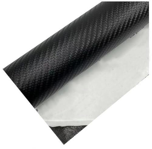 Kunstleder Selbstklebend Leather Repair Patch Self-Adhesive Carbon Fiber Leather Repair Patch,Suitable for Car Interior/Furniture Renovation (Color : Black, Size : 50 * 120cm)