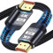 Green Jiss 4K HDMI Cable, 3M/10FT Ultra High Speed Braided HDMI Lead 18Gbps 2.0 Braided Cord Support 4K@60Hz, ARC, HDR, 3D, Ethernet Compatible with All HDMI Devices