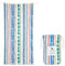 Dock & Bay Strandhandtuch - Schnell trocknende Mikrofaser, ohne Sand - Kompakt, Leicht - 100% recycelt - Inklusive Beutel - Palm Beach - Large (160x90cm, 63x35)