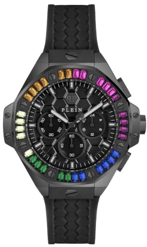 Philipp Plein Unisex Chronograph Quarz Armbanduhr Plein Chrono Royal