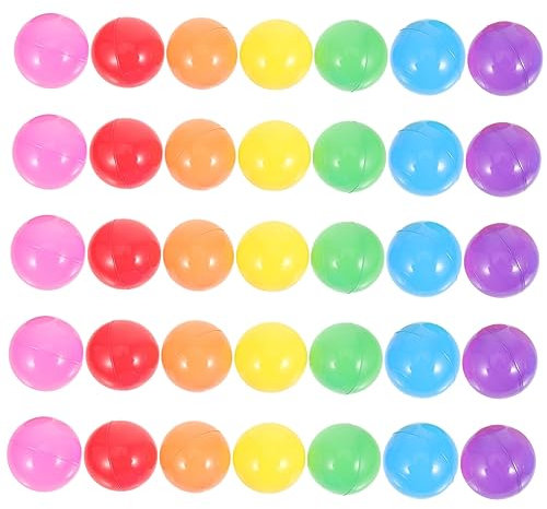 BESTonZON 50piezas Bolas De Plástico De para Piscina Infantil Unidades De Juguete Acuático Versátil para Llenar Piscinas Carpas y Áreas