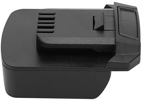 Batterieadapter 12 V Lithium auf 12 V, Langlebiges ABS-Material, Vernickeltes Stahlblech, Kompatibel mit Bohrer