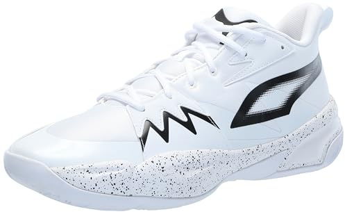 Puma Genetics Basketballschuhe für Herren, Weiss/opulenter Garten, 9