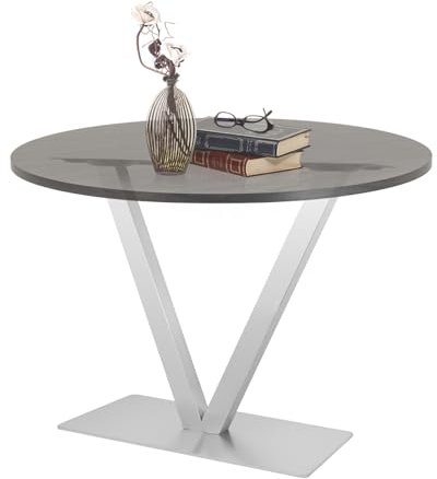 Konfiur Tischkufen, V-Form Tischfüße Edelstahl Modell V Tischgestell, 70cm Tischbeine Untergestell Tischkufe Edelstahl Untergestell, Tischfuß für Gastrotisch, Silber