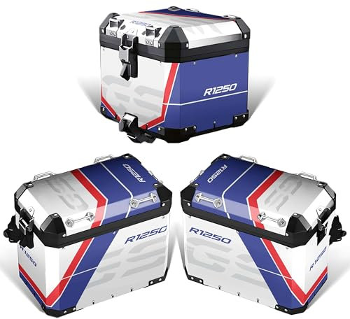Schutzaufkleber Seitenkoffer und Topcase für Motorrad BMW R 1250 GS ALU 2nd Model Adventure Rallye ADV 2