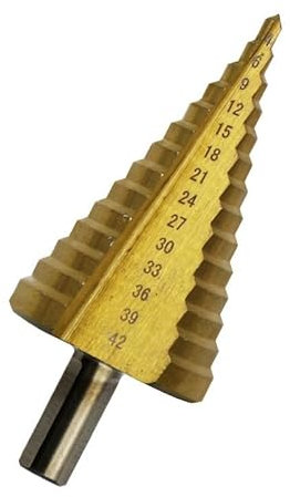 Broca Escalonada Para Metal,Broca Escalonada,Broca Conica Para Metal,Broca Conica,Brocas Escalonada,4-42 Mm,MèChes Coniques Hss,Convient Pour Le Bois, Le Plastique, Le MéTal